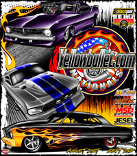 Yellow Bullet Nationals 2012 Drag Racing T Shirts