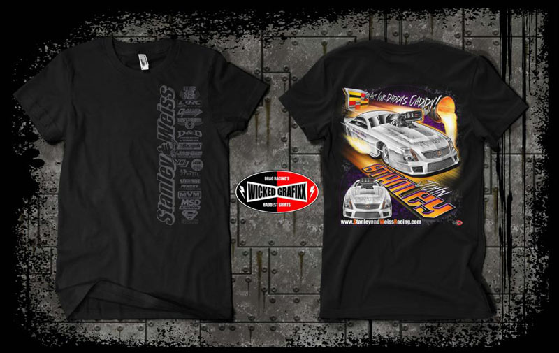 wicked grafixx custom drag racing t shirts and crew / pit shirts for all drag racing truck and tractor pulling