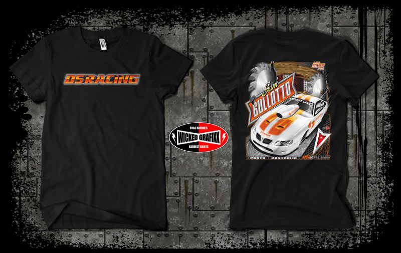 wicked grafixx custom drag racing t shirts and crew / pit shirts for all drag racing truck and tractor pulling