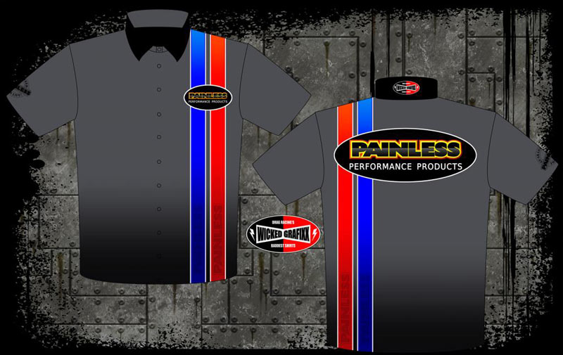 wicked grafixx custom drag racing t shirts and crew / pit shirts for all drag racing truck and tractor pulling