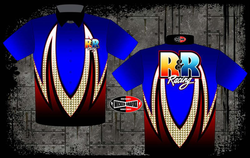 wicked grafixx custom drag racing t shirts and crew / pit shirts for all drag racing truck and tractor pulling