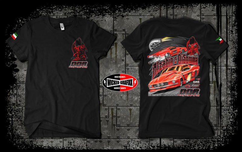 wicked grafixx custom drag racing t shirts and crew / pit shirts for all drag racing truck and tractor pulling