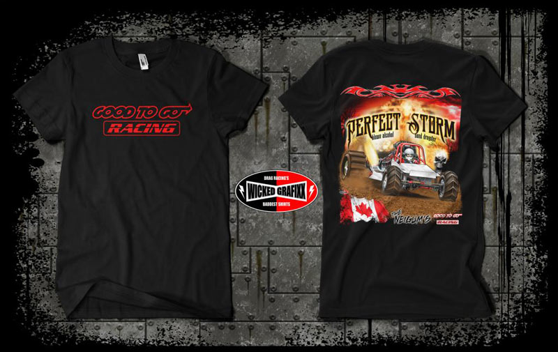 wicked grafixx custom drag racing t shirts and crew / pit shirts for all drag racing truck and tractor pulling