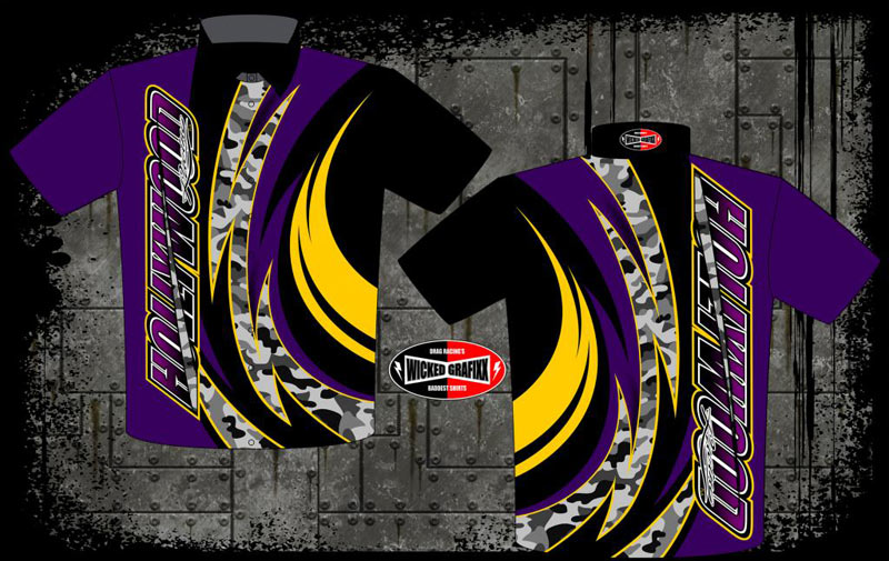 wicked grafixx custom drag racing t shirts and crew / pit shirts for all drag racing truck and tractor pulling