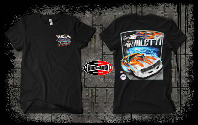 wicked grafixx custom drag racing t shirts and crew / pit shirts for all drag racing truck and tractor pulling