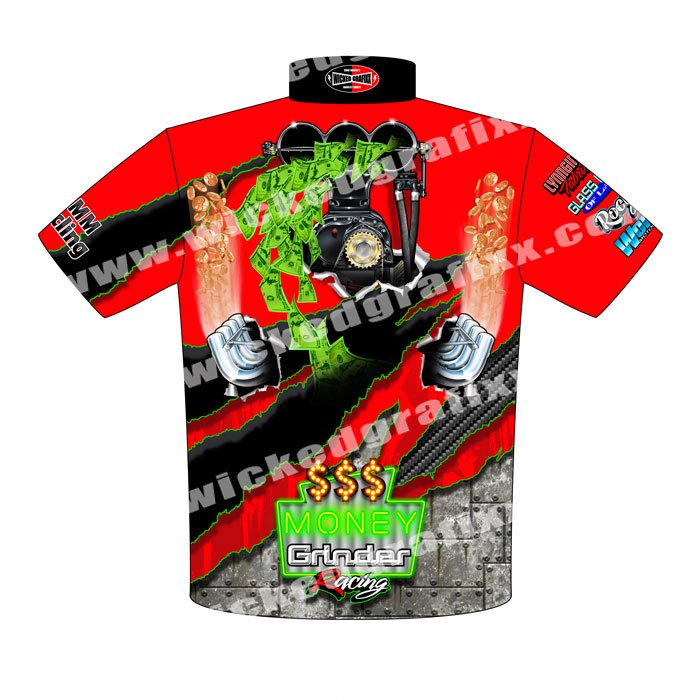 Wicked Grafixx Custom Drag Racing Crew, Team Shirts & Apparel